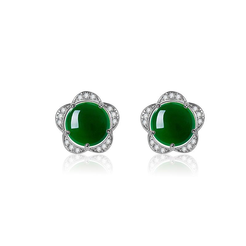 New 925 Sterling Silver Earrings Fashion AAA Zircon For Women Exquisite Student Girlfriend Jewelry Accessories Wedding Party