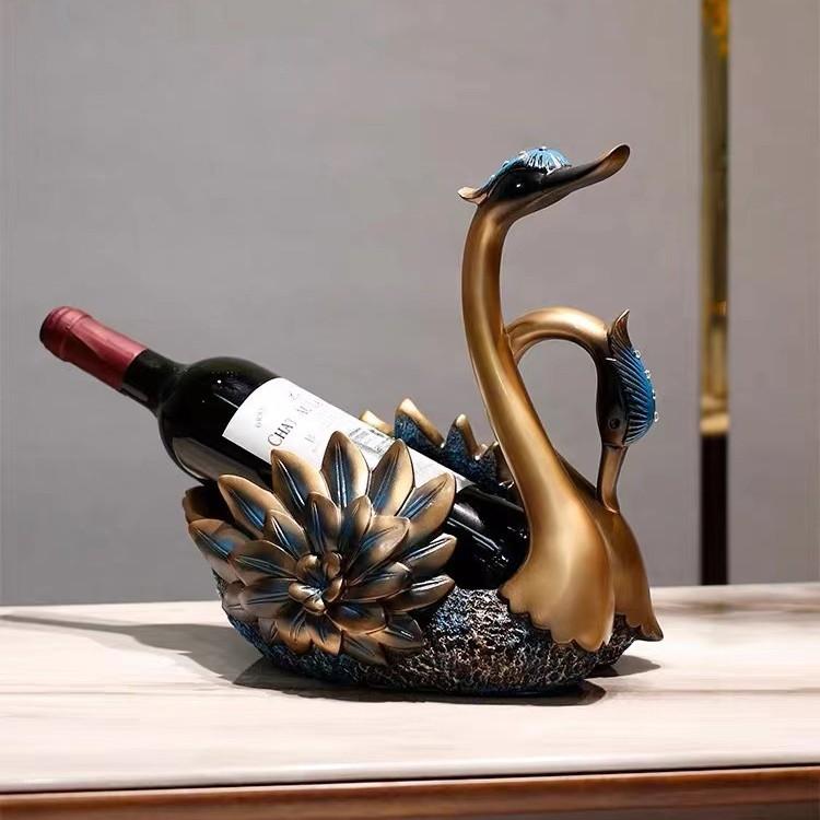 Europäisches leichtes Luxus-Weinregal, Dekoration, kreatives Wohnzimmer, Weinschrank, Tischdekoration, Einweihungsgeschenk