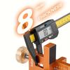 Adjustable Cabinet Door Installation Jig - Portable, Adjustable Clamps with Measurement Markings, Rust-Resistant Orange Woodworking Tool