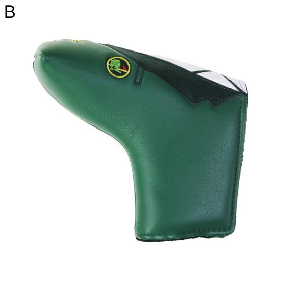 Golf Putter Cover Scratch-resistant Fine Workmanship Dirt-resistant Moisture Proof Magnetic Dustproof Tear Resistant Magnetic Mallet Blade Headcover