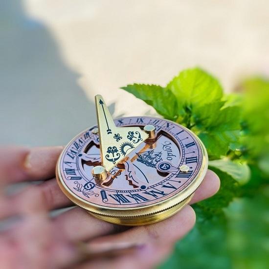 Brass Engraved Compass I Stanley London 1862, Direction Compass, for Anniversary, Baptism Gift, Birthday Gift, Groomsmen Gift