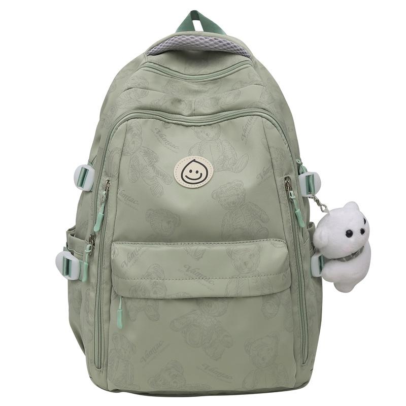 School bag for girls, high school students, large-capacity high school burden reduction backpack for primary school students, high-value lightweight