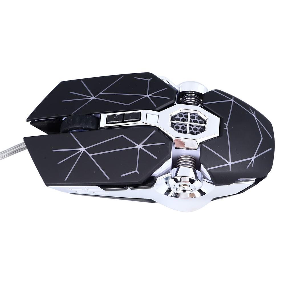 Mechanical Gaming Mouse Precise Control Quick Response RGB Ergonomic Wired Mice for Computer