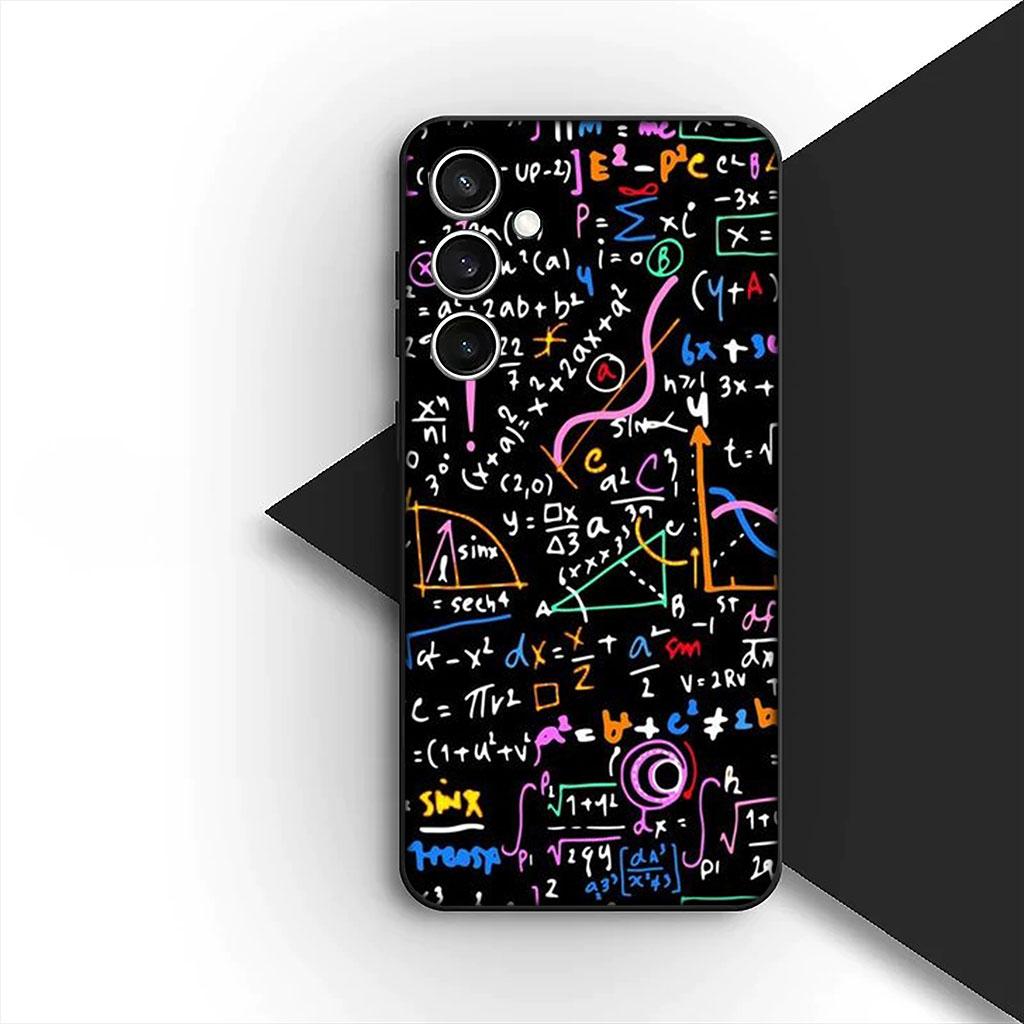 

Phone Cover for Samsung Galaxy S22 S21 S20 FE Ultra Plus A07 A17 A15 A16 A25 A57 A37 Soft Case Chemical Maths Equation Formula Samsung S22 Plus