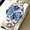 Steel Strap Double Calendar Waterproof Waterproof Casual Round Dial  Daily Use