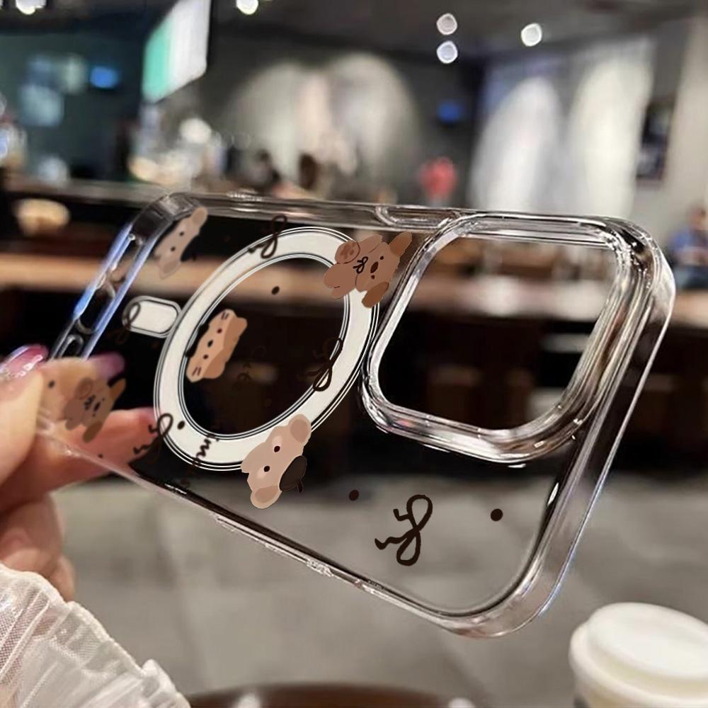 Magnetic Phone Case for iPhone 12 14 16 17 Pro 17 16 15 14 13 12 Pro Max  12 13 14 15  16 High Quality Shockproof Shell Full Protection Cute Style