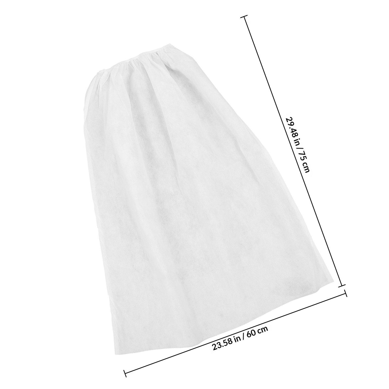 10Pcs Premium Non-Woven Disposable Bath Skirts Women Multi-Purpose Bathing Skirt for Beauty Salon Bathroom Travel Exquisite