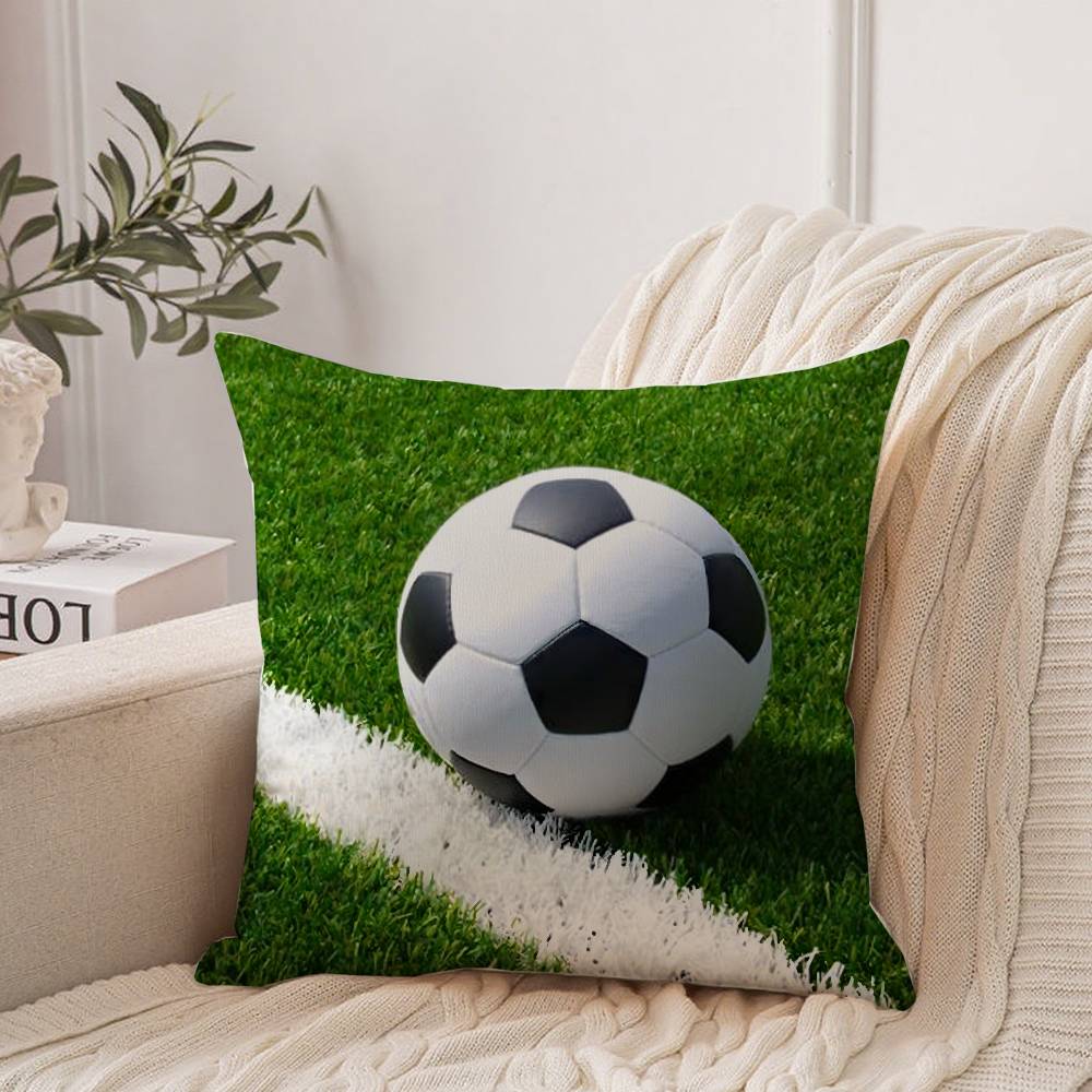Football Print Pillow Case Home Decor Throw For Sofa Bed Car Room Decor Gift Idea