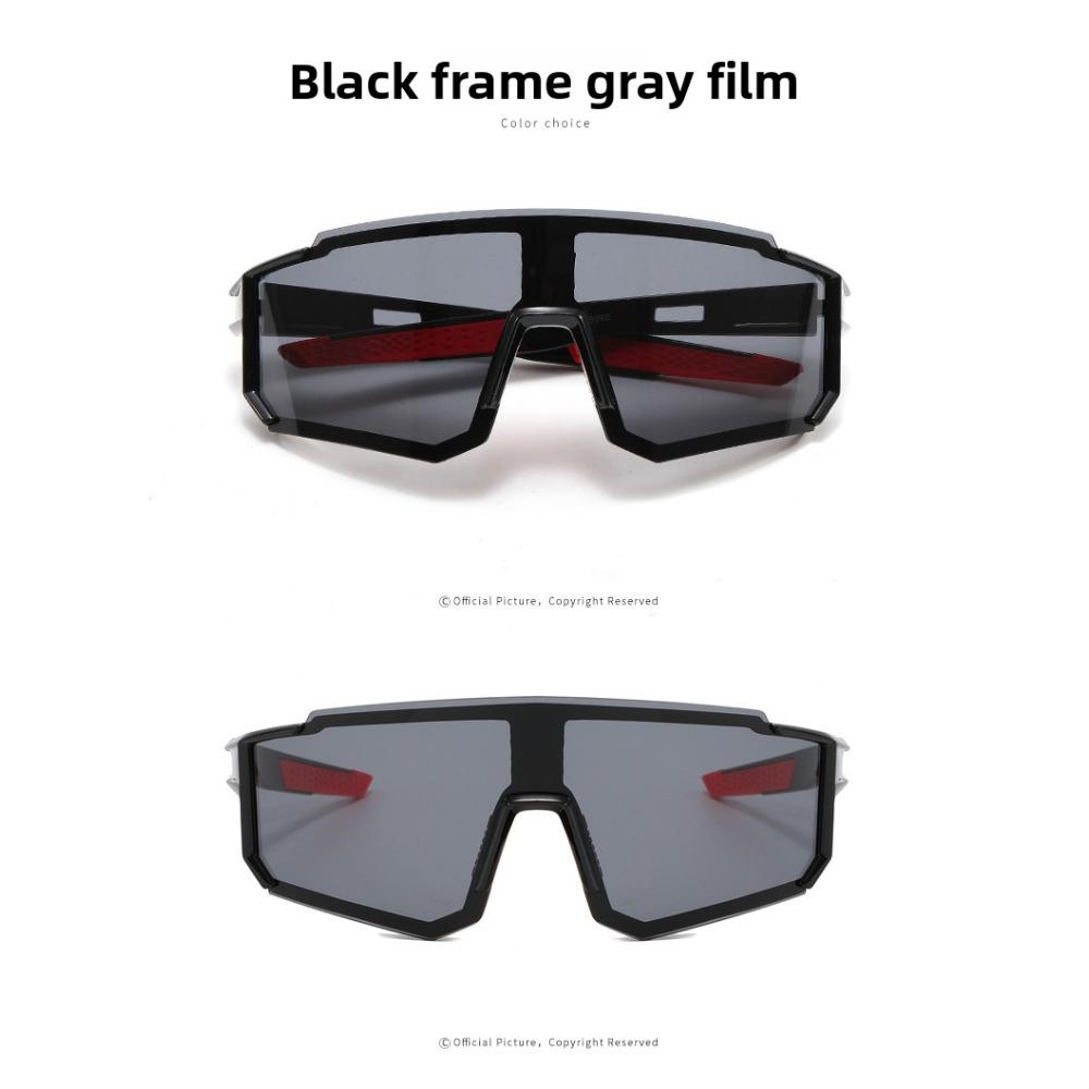 Europäische und amerikanische neue Sport-Radbrillen, Fahrrad-Trend Herren- und Damen-farbige Outdoor-Sonnenbrillen, beschichtete Modebrillen