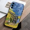 V-Van G-Gogh S-Starry Sunflowers Phone Case For Samsung Galaxy A73,A72,A71,A70,A53,A52,A51,Others Soft Black Cover