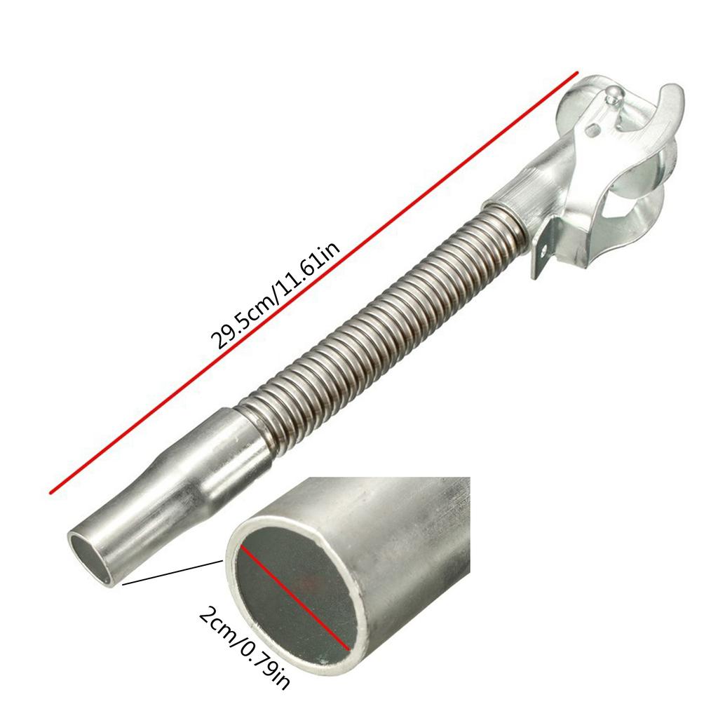 Universal Gases Can Spout Replacement, Metal Gas Can Nozzle Flexible Jerry Can Pouring Spout Nozzle 1, 2, 5 Gallon
