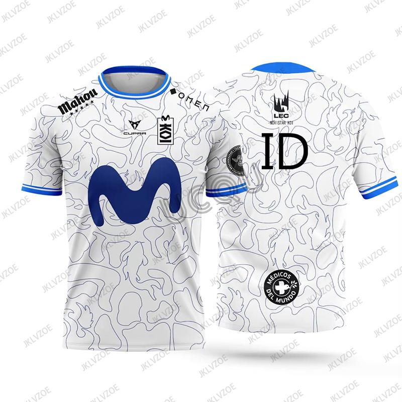 2025 Nuovo Arrivo KOI Esports Club Appassionati di Gaming CSGO League of Legends Gaming Uomo Magliette Casual Sportive Bambini/Adulti Top