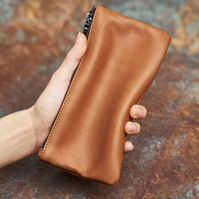 Portafoglio da uomo in vera pelle Portafoglio lungo Portamonete a busta Porta carte Borsa per telefono Portafoglio da donna Borsa per carte di credito