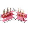 6 8 Holes Eyelash Tweezers Storage Rack Convenient Cosmetics Accessories Makeup Tools Holder Acrylic Nail Tools Organizer