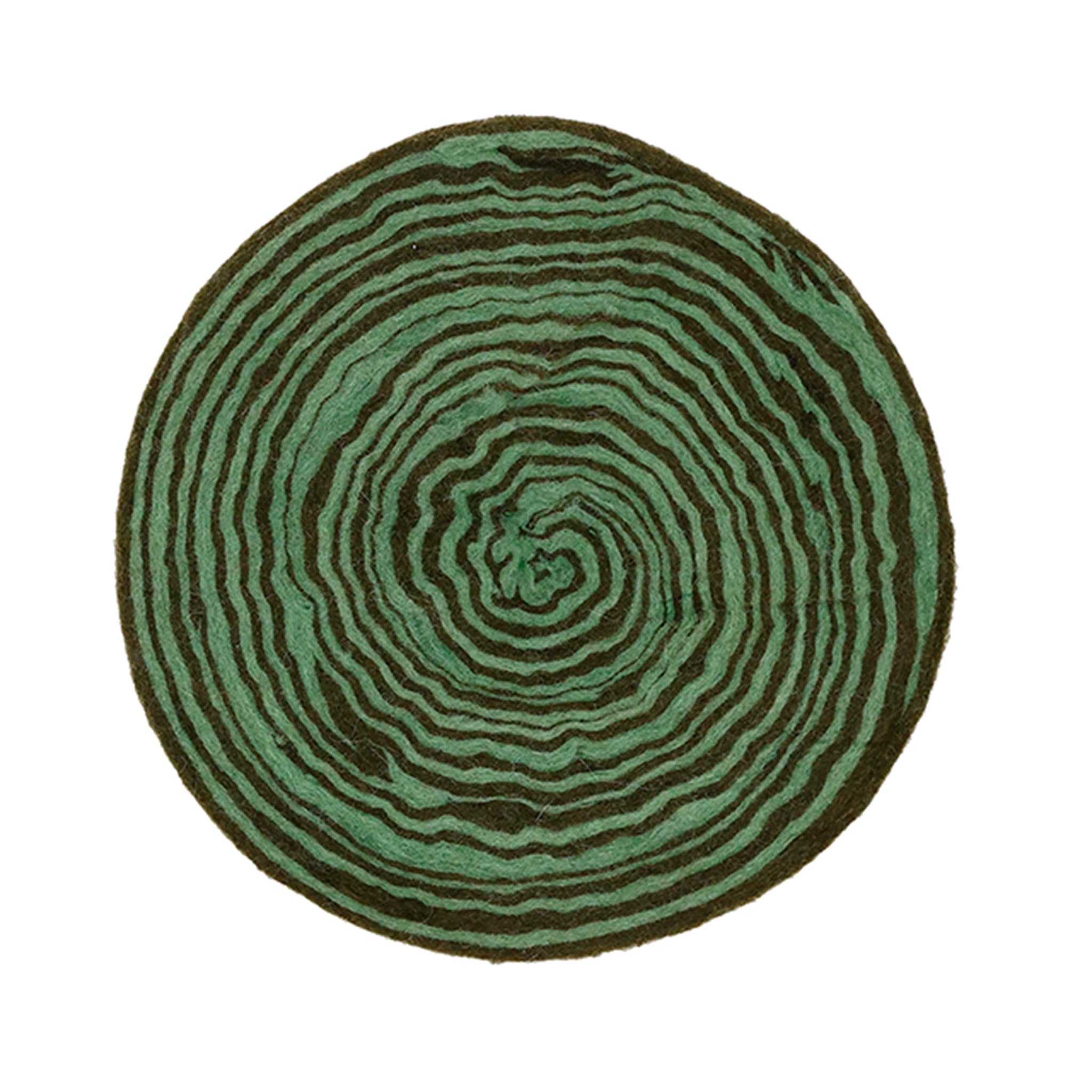 Marushin Nepalese Kitchen Spiral Green Fair Trade 0395020200 Trivet, Handmade, Product,