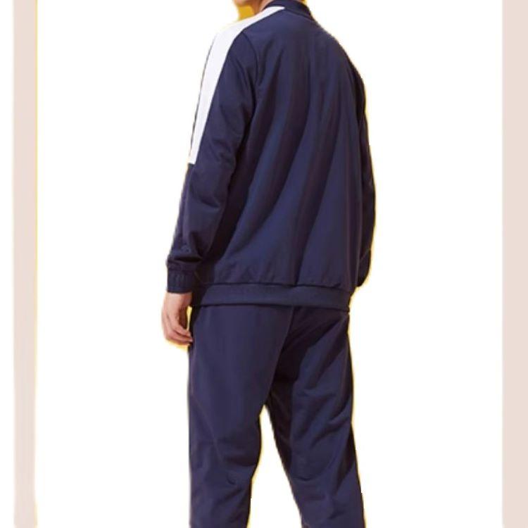 Puma Baseball Tricot Suit Letter Logo Print Stand Collar Zipper Design Long Sleeve Top Elastic Waist Cuffed Pants Casual Sports Set Men Suit 678475-06