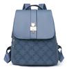 Backpack women's new Korean version of simple and fashionable women's backpack commuting versatile large-capacity shoulder leisure bag