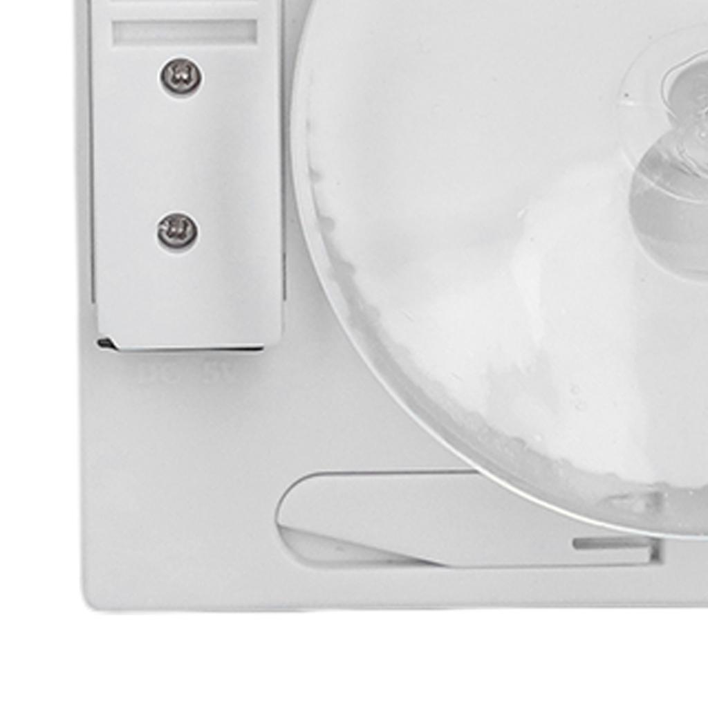 5in Wall Shower Clock Digital Timer Alarm Temperature Humidity Display Waterproof for Home Bathroom