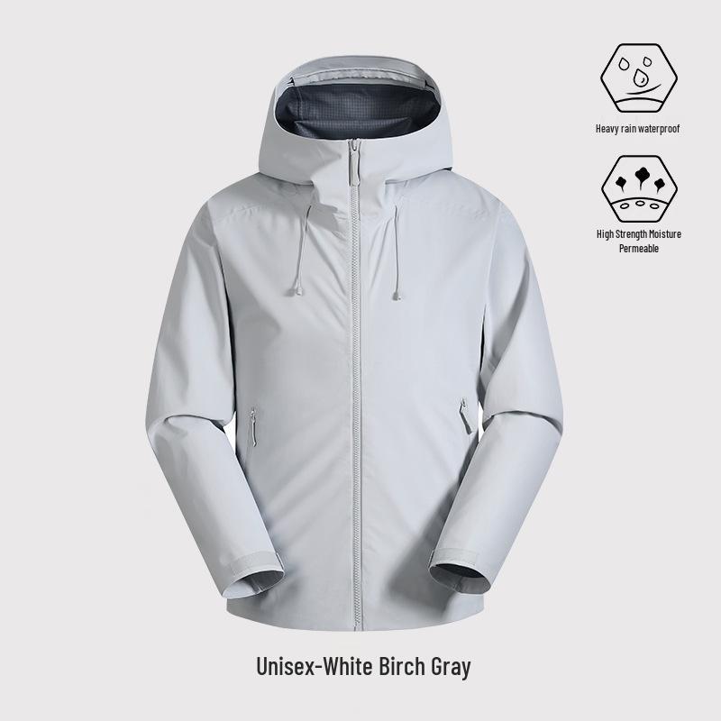 Bird's Style All-Weather Mountaineering Jacket: High Moisture and Vapor Permeability, Waterproof, Unisex for Couples