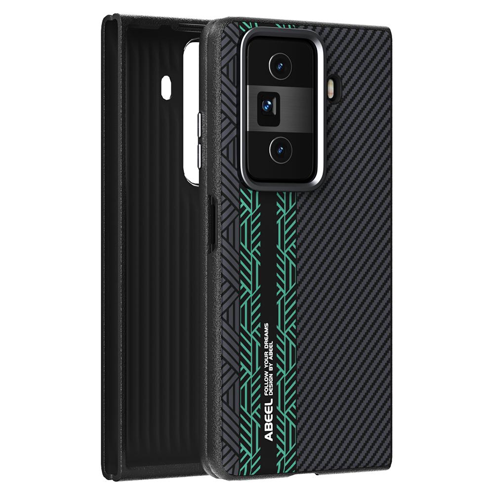 ABEEL For Honor Magic Vs3 5G Case PC + TPU + Aluminum Alloy + PU Leather Slim Phone Back Cover Magnetic Case