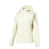 LiNing Running Series Hooded Zipper Comfortable Color Block Soft Shell Jacket Women Jackets AFDVB56-6