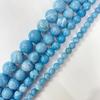 Fine AA 100% Natural Sky Blue China Larimar Round Natural Stone Beads For Jewelry Making DIY Bracelet Necklace 15" 4 6 8 10 12mm