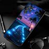 Phone Case For Samsung Galaxy S25 S24 S23 S22 S21 Ultra S24 S23 S22 S21 S25 Plus S24 S20 FE Moonlight Beach Scenery