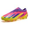 World Cup football shoes low top fg long nails short tf broken nails shoelace free youth adult training shoes 2025