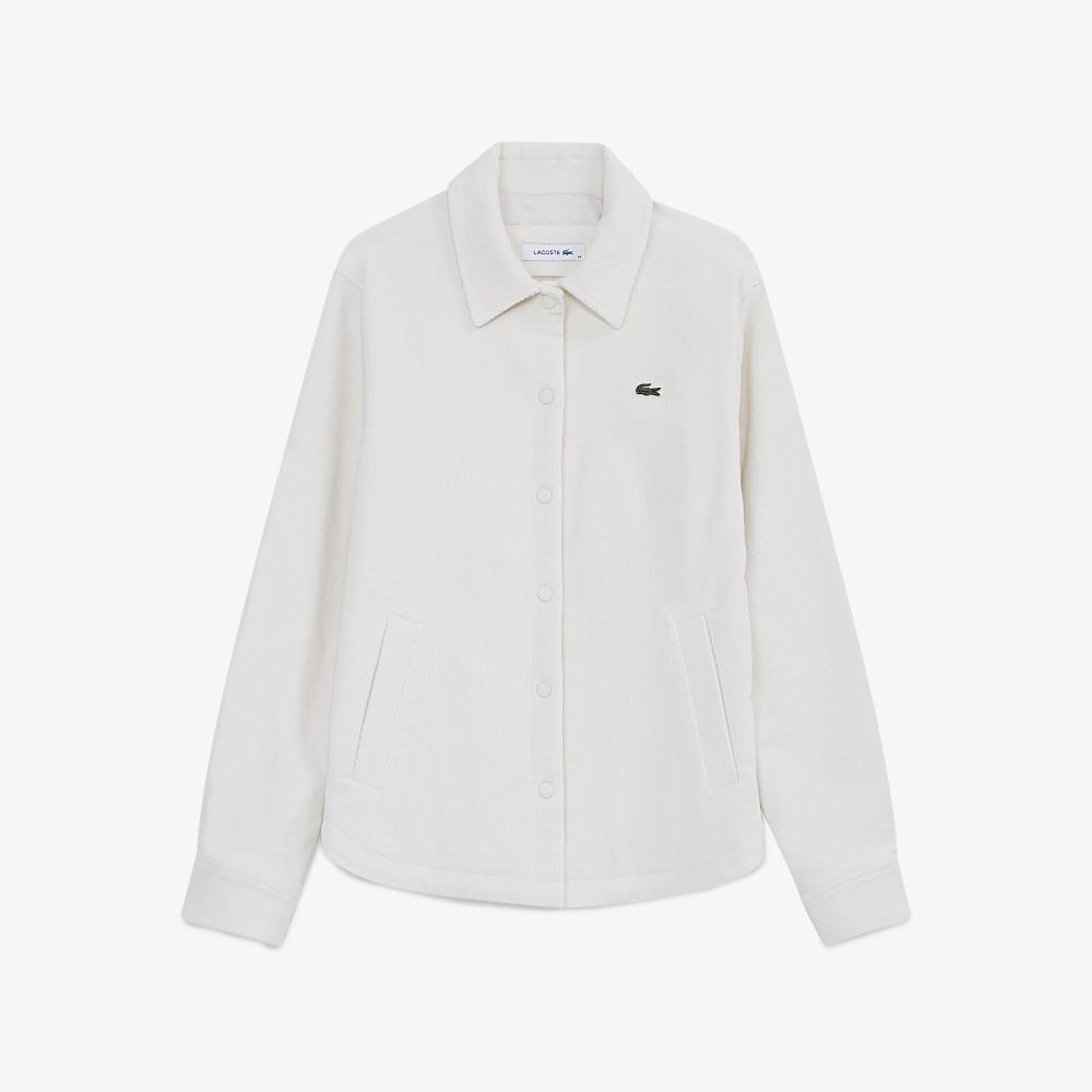 Lacoste Women's Corduroy Outerwear Shirt CF112E-55NXFJ