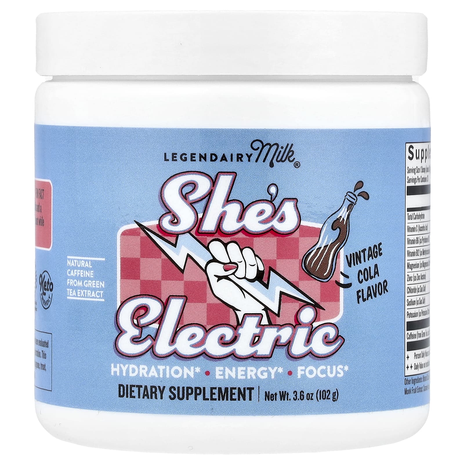 

She s Electric, Vintage Cola, 102G(3.6Oz)
