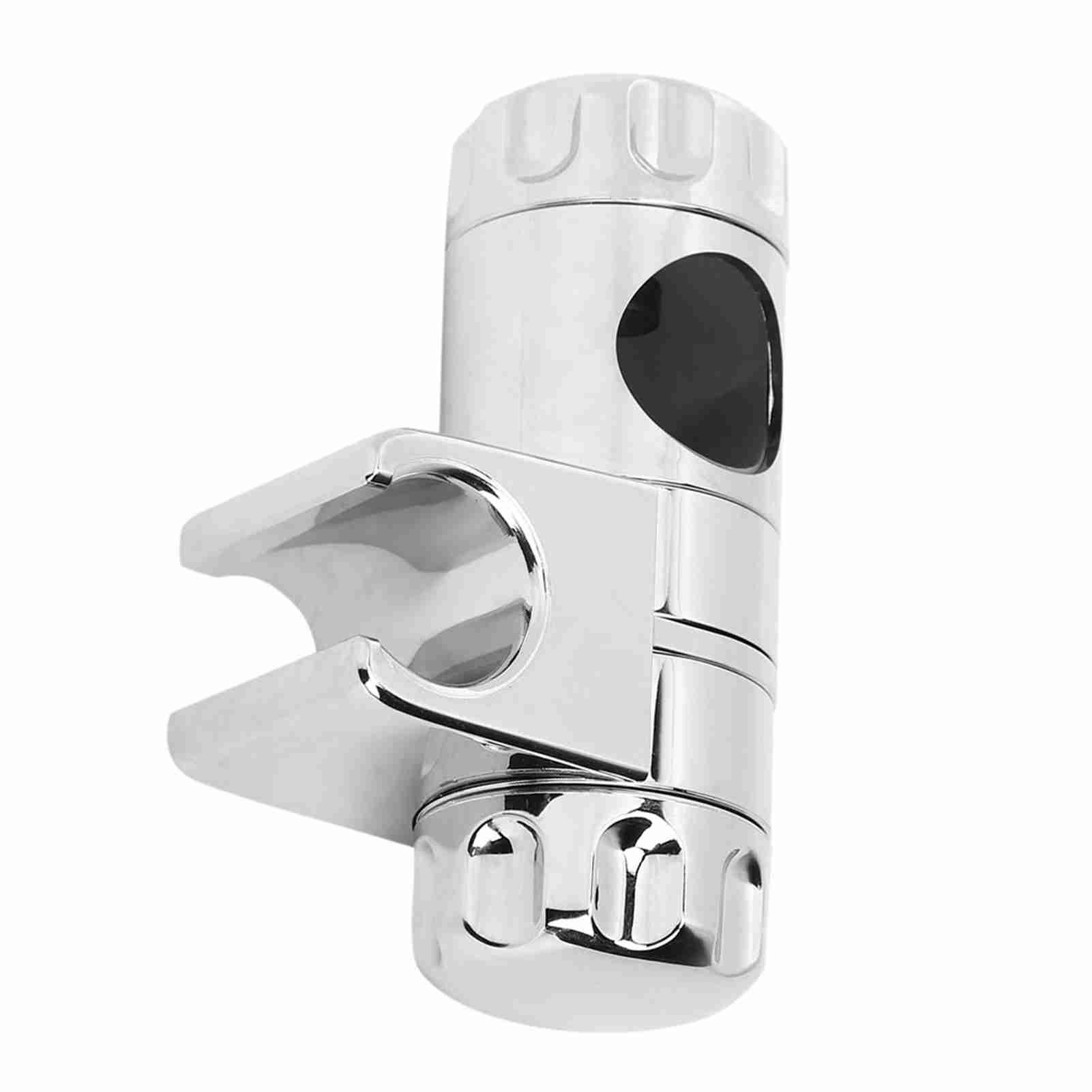 

ABS Bathroom Shower Head Slide Bracket Adjustable Clamp Holder 25mm Hole