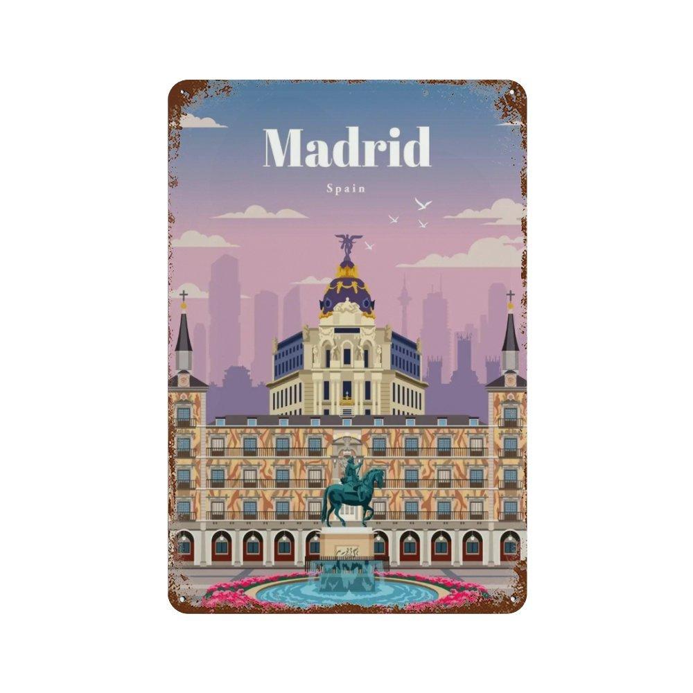 Amsterdam London Iceland Bali Travel Poster Metal  Sign Plaque Retro Plates For Club Man Cave Bar Hotel Cafe Wall Decor