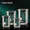 Kitchen Measuring Cup Clear Scale Baking Measuring Cup Laboratory Beaker 50ml/100ml/150ml/250ml/500ml/1000ml Glass Beaker