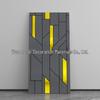 Waterproof Marble Imitation Tile Wall Sticker for Kitchen Renovation - Oil & Moisture Resistant, Self-Adhesive Decor.