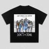 Asap Rocky Dont Be Dumb Koszulki Graficzne z Albumu Unisex Unisex Duże Rozmiary Casualowe z Krótkim Rękawem z Okrągłym Dekoltem Unisex Moda Uliczna