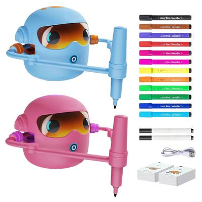 Interactive Educational Drawing Robot Preschool Learning Activities with 100 Cards Birthday Christmas Gifts for Boys Girls
