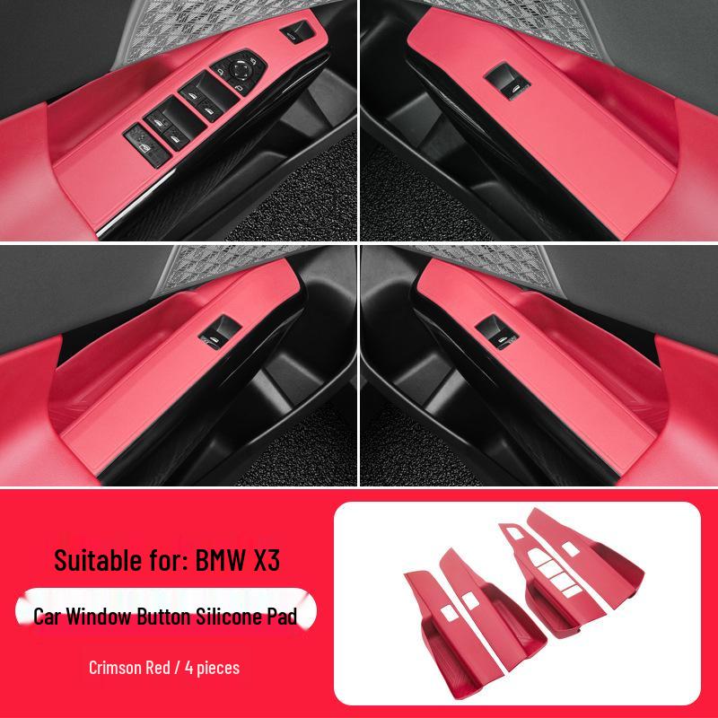 Essential Interior Trim Kits for BMW X5/X6/X7 (2019-2025) Window Button Frames & Lift Panels