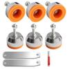 6pcs Cutting Machine Base Rubber Foot Pad Anti Slip Shock-absorbing Fixed Protective Granular Ball Cutting Machine Foot Pads