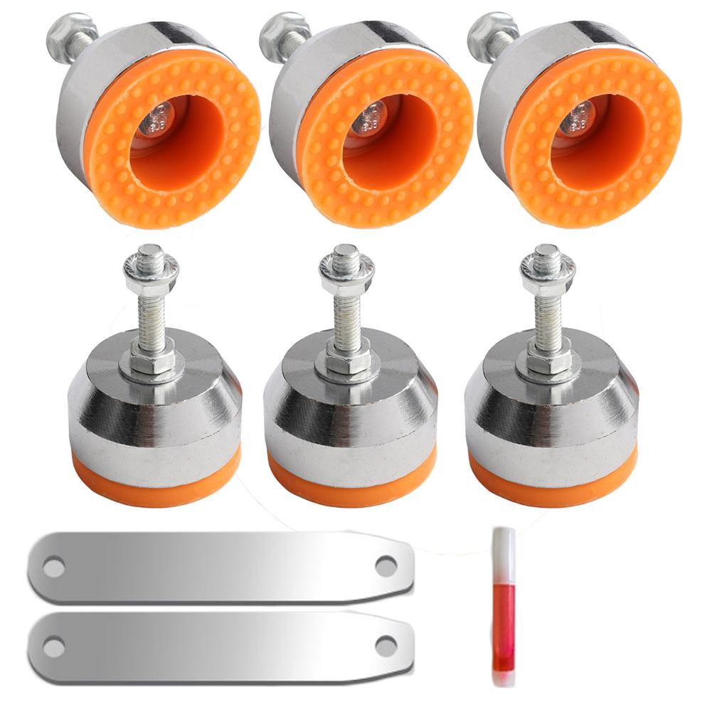 6pcs Cutting Machine Base Rubber Foot Pad Anti Slip Shock-absorbing Fixed Protective Granular Ball Cutting Machine Foot Pads