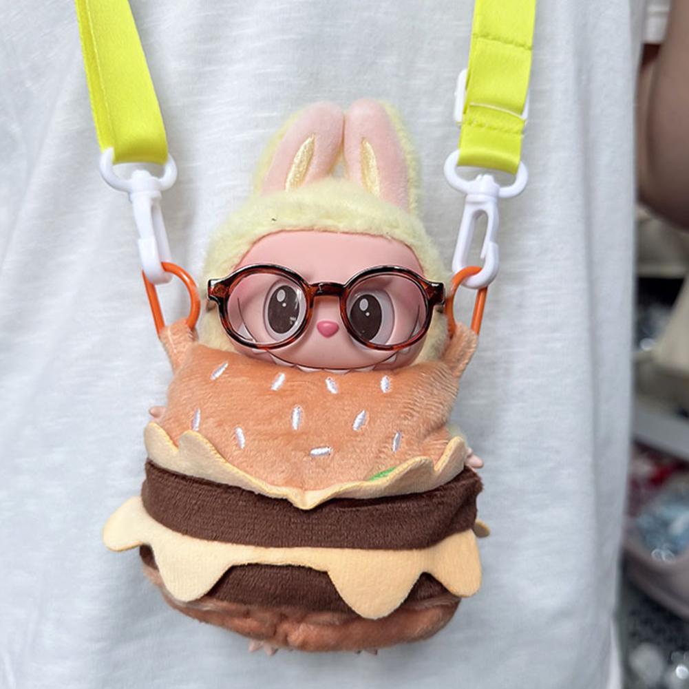 For Labubu Doll Clothes Fashion Clothes Doll Potting Clothes Color Match Bags Dolls Accessories Cute Decoration Little Clothes