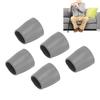 5 Pcs Crutch Tips Thick Rubber Single Angle Cane Foot Cane Walking Stick Crutch Foot Pad
