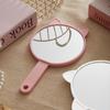 Handmade Cat Ear Makeup Mirror & Comb Set - Portable Two-in-One Design, Customizable Logo Option