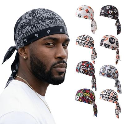Nastavitelné Hijábové Čepice Prodyšná Pirátská Čepice Módní Doplněk Klobouk Bandana Unisex