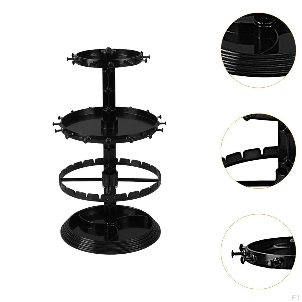 Jewelry Display Stand for Earrings And Necklaces Rotating Organizer Countertop