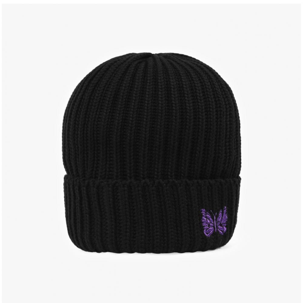 NEEdlEs MErino Watch Cap BEaniE E Black Rw056