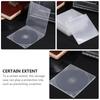 300Pcs/Box Portable PP CD Case Transparent Thin Style Soft Rubber Box Single Disc Cover Can Be Installed DVD Storage Box DVD