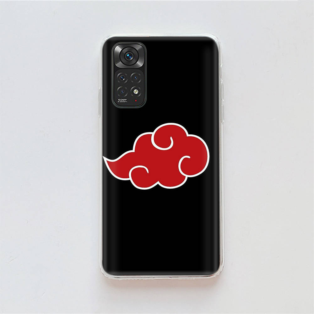 DT30 Akatsuki Naruto Case for Samsung A04 A14 A23 A34 A54 M23 M33 M52 M53 Realme 10 9 C30S C35 C55 VIVO Y02S Y21 Y33S Y51 X80 Pro Clear Cover