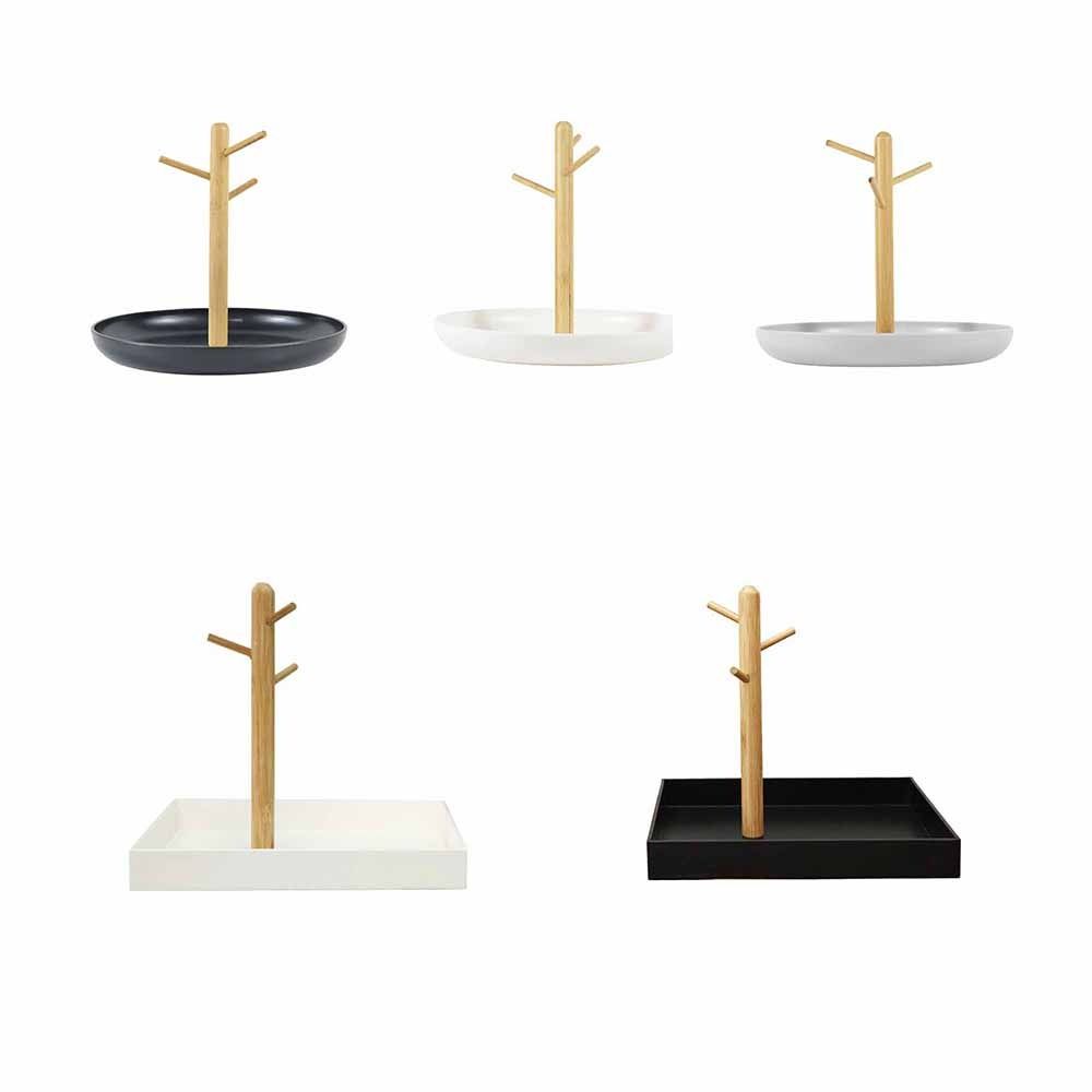 Large Capacity Nordic Branch Storage Tray 3-Tier Design Entryway Display  Home Decor