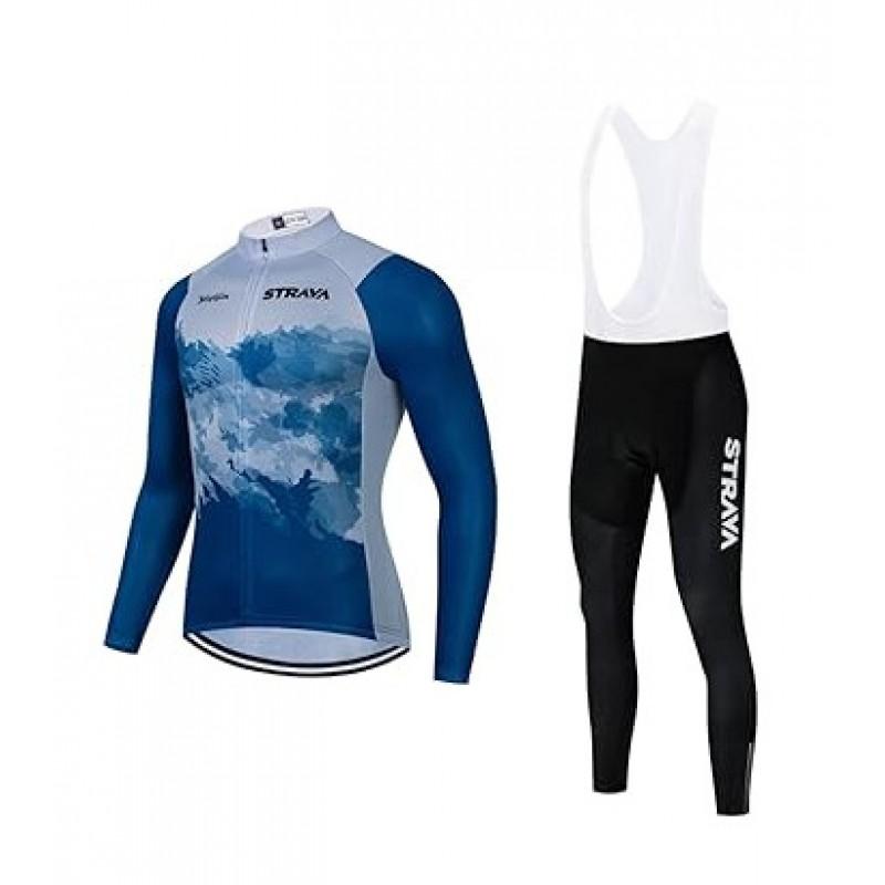 Men Women Cycling Jersey Long Sleeve Road Mountain Bike Sport Shirt Breathable Quick Dry Fall Season