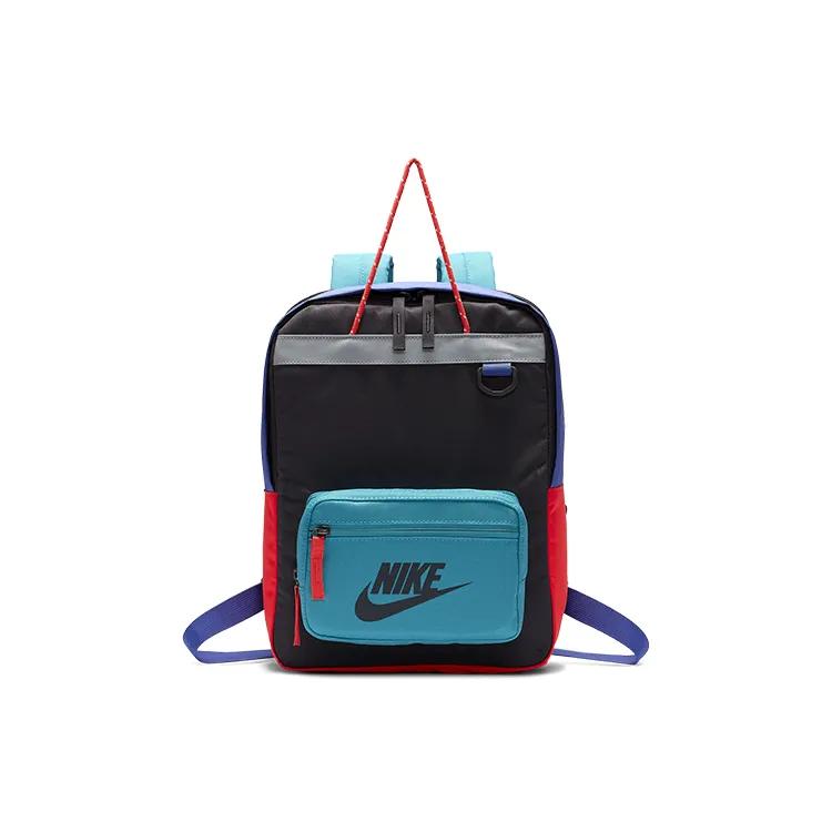 Nike Polyester Backpack Regular Unisex Blue Black (Unisex) Backpacks BA5927 082